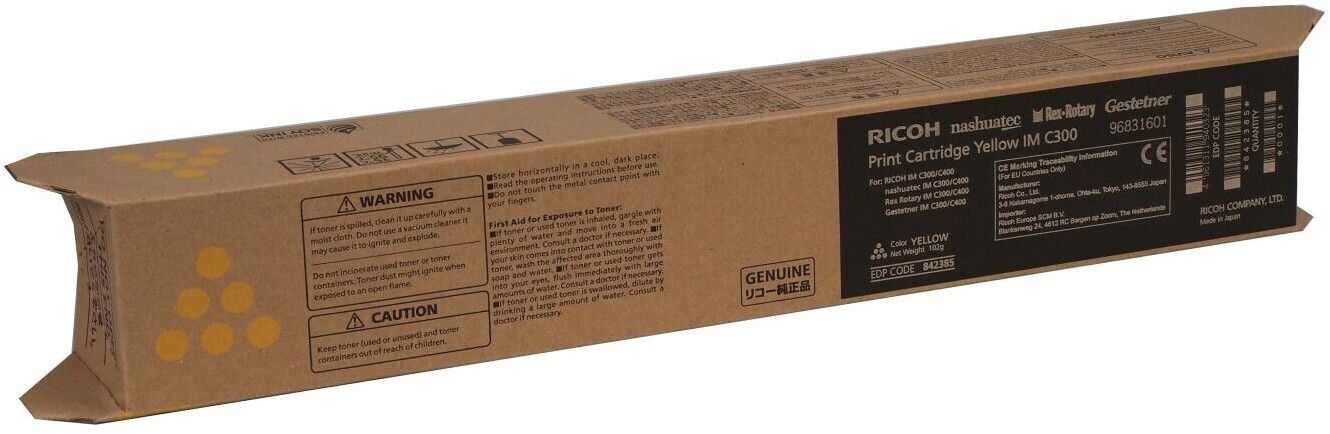 foto del prodotto ricoh 842385 cartuccia toner 1 pz originale giallo