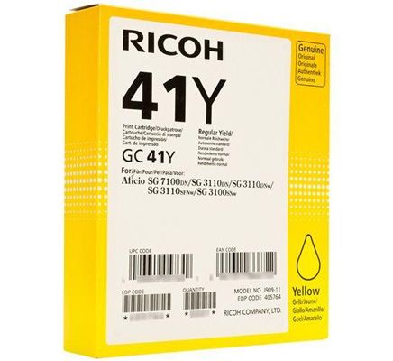 foto del prodotto ricoh rhgc41y 405764 ink gel giallo .