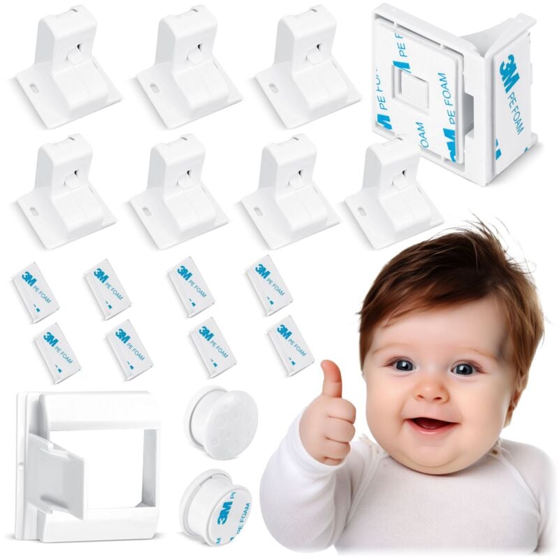 foto del prodotto ricokids 798010 serratura magnetica per armadietto 8 pz