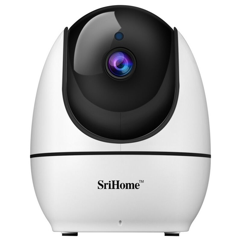foto del prodotto ricondizionato telecamera wifi sh026 srihome con auto traking, infrarossi e audio per sorveglianza domestica in hd 2.0 mp 