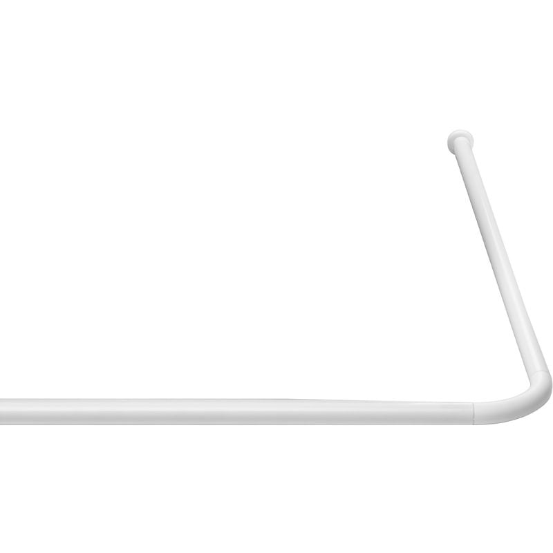 foto del prodotto ridder 159501 bastone angolare universale in alluminio, diametro 21 mm, colore bianco