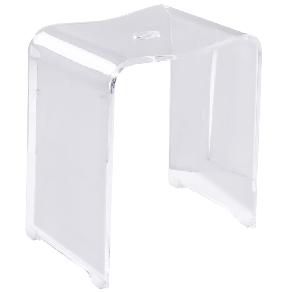 foto del prodotto ridder sgabello da bagno trendy trasparentecod mxl 90413