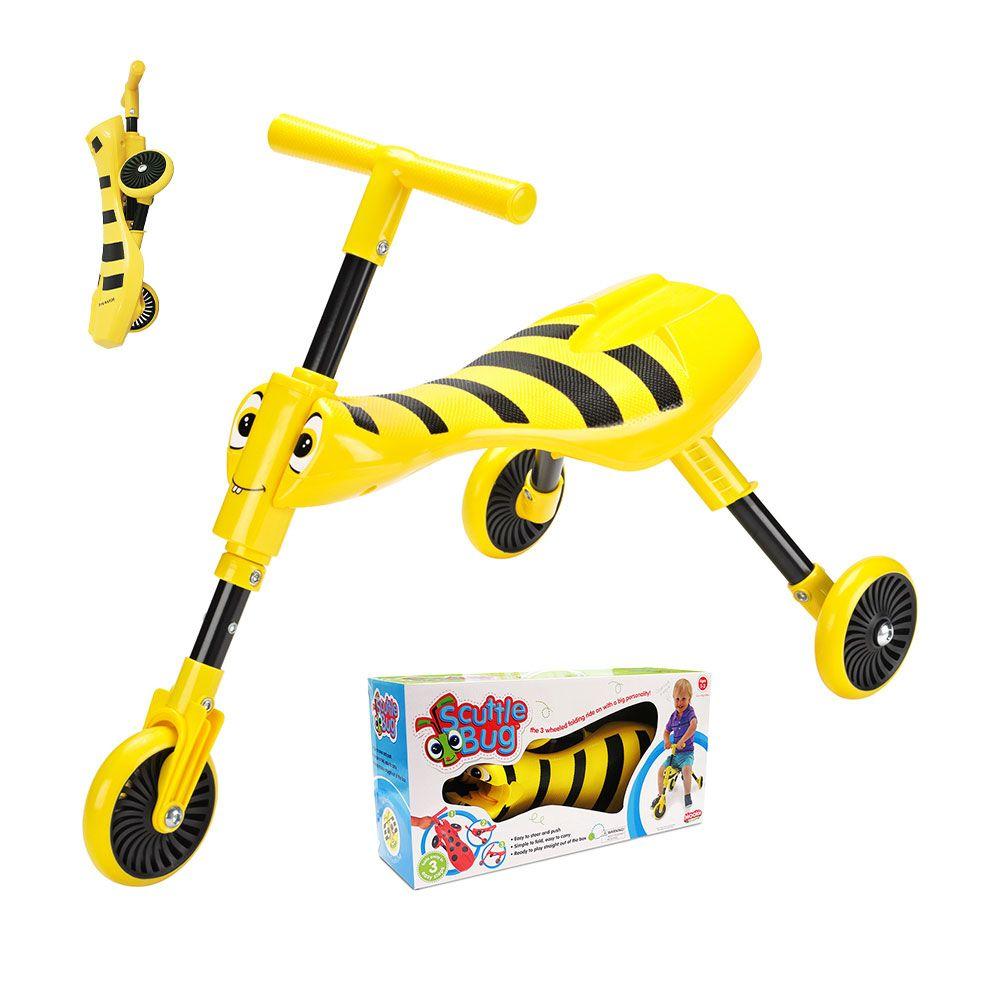 foto del prodotto ride on scuttlebug bumblebee giallo