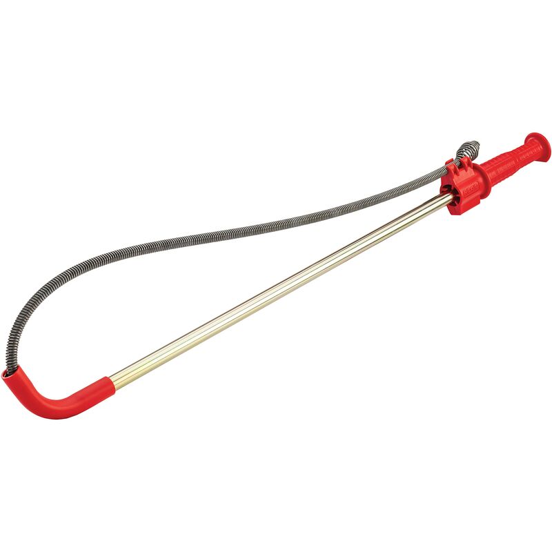 foto del prodotto ridgid 59787 stasatore per wc k 3, cavo sturatubi per wc da 90 cm con testa a bulbo per liberare wc intasati