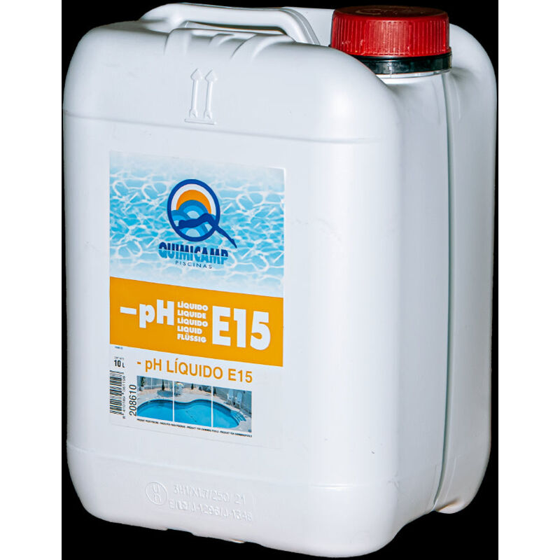 foto del prodotto riduttore di ph, liquido ph e15, 10 l. quimicamp