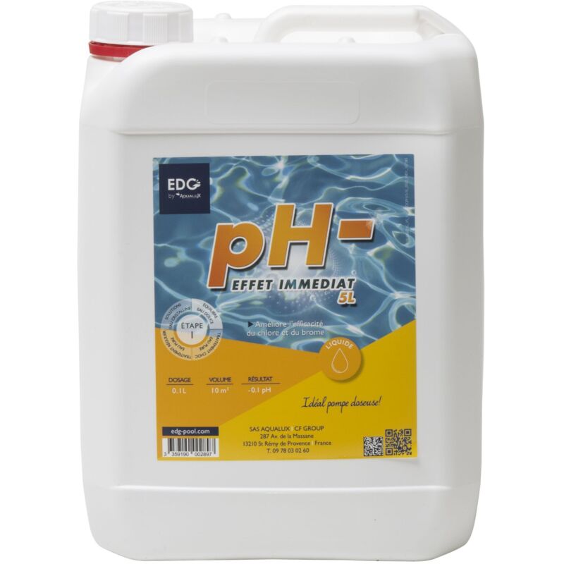foto del prodotto riduttore di ph ph liquido5 litri