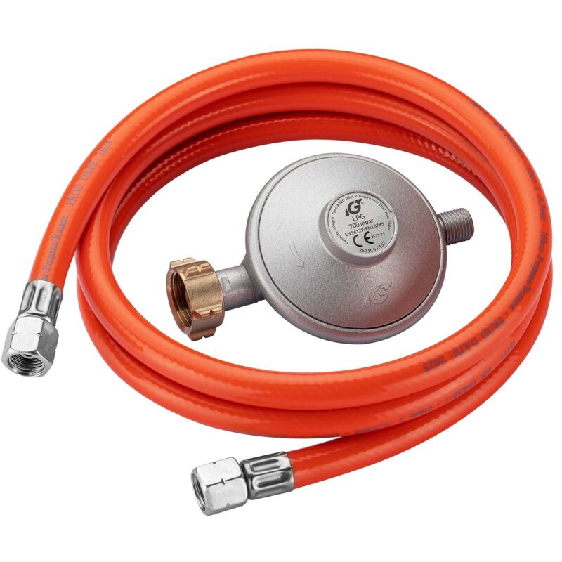 foto del prodotto riduttore di pressione 700 mbar francia, regolatore gas per cannoni aria calda, stufe, essiccatori edili - wiltec