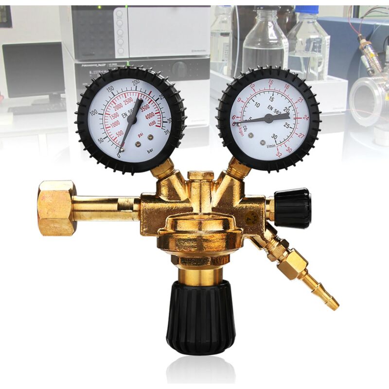 foto del prodotto riduttore di pressione del gas argon co2 regolatore di pressione della macchina per saldatura a gas protetto
