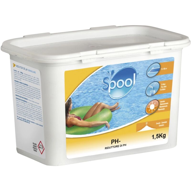 foto del prodotto riduttore granulare di ph per piscine gre 1,5 kg