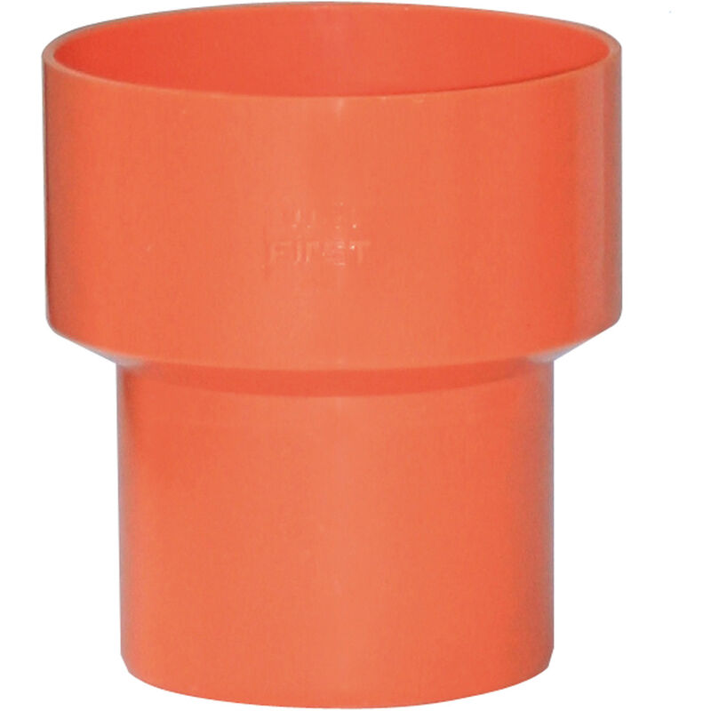 foto del prodotto riduzione conica concentrica pvc dm100 80 arancio