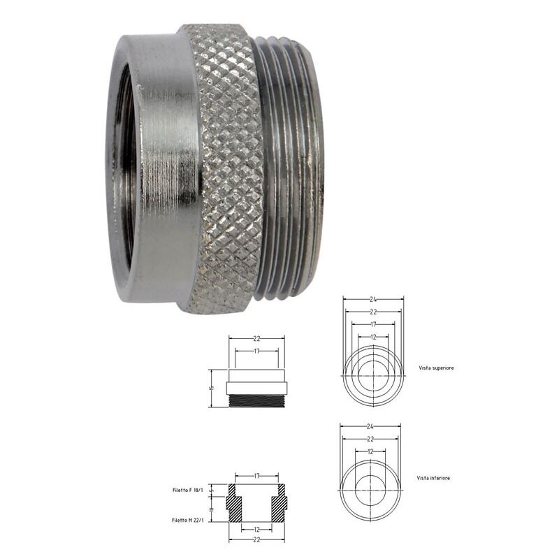 foto del prodotto riduzione cromata f18 1xm22 1 455800ocf18xm22