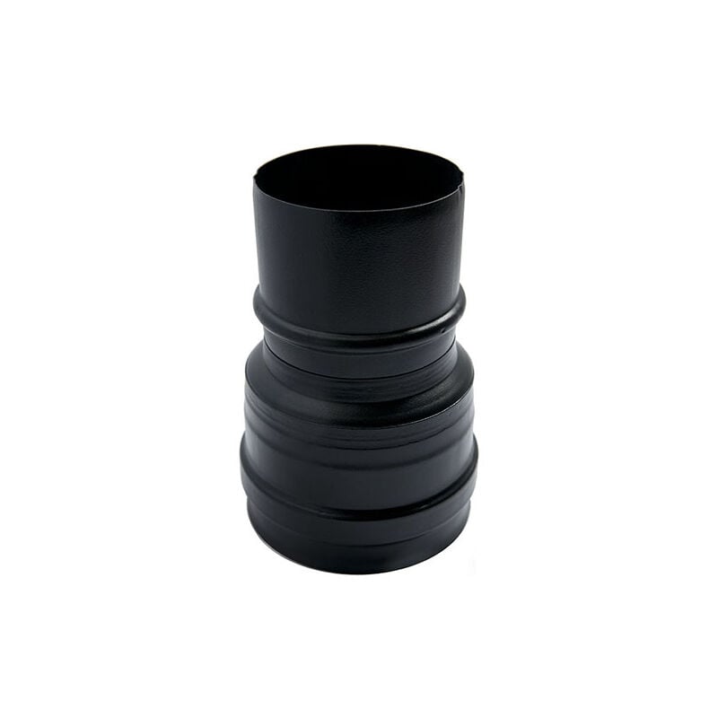 foto del prodotto riduzione d. 100 femmina - 80 maschio , smaltato verniciato 600 gradi smaltato 600 gradi stufa pellet tubo nero ce made in italy