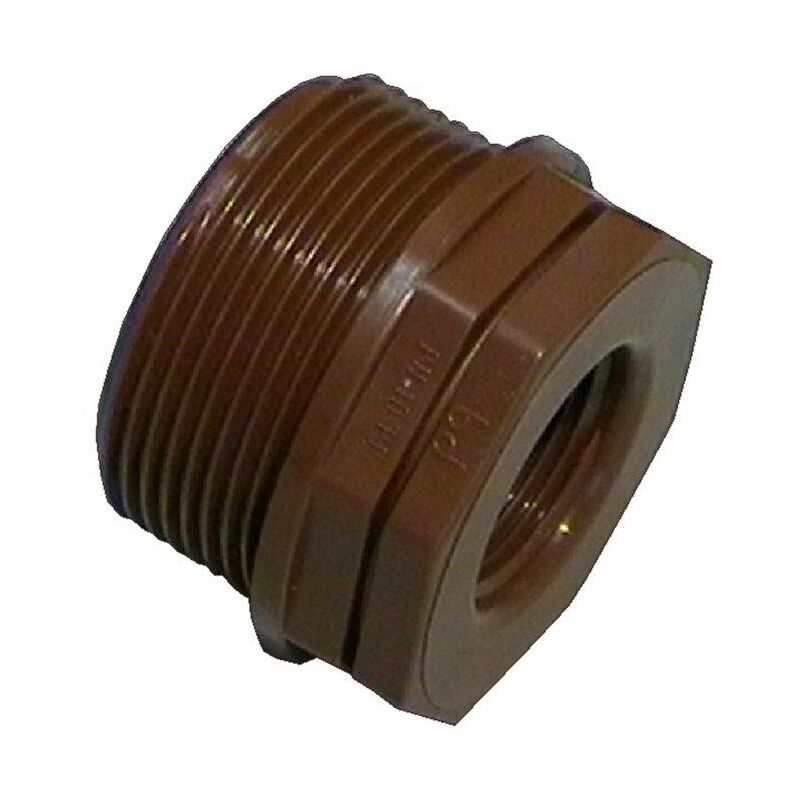 foto del prodotto riduzione in polipropilene marrone 3 4 x1 2 mf