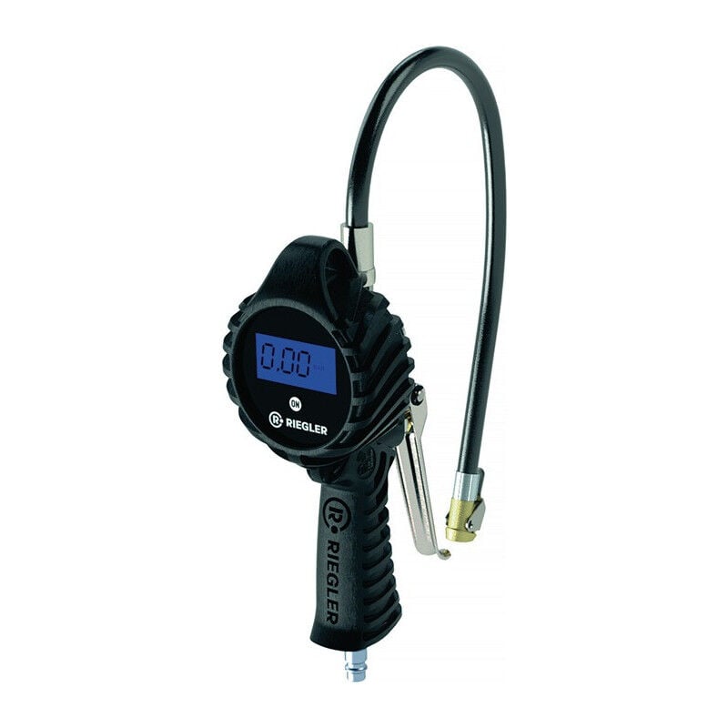 foto del prodotto riegler manometro gonfiaggio pneumatici manuale non tarato, con attacco momentaneo dn 7.2