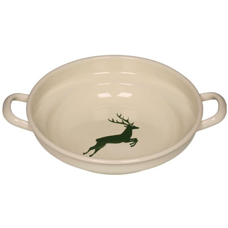foto del prodotto riess kelomat riess ciotola country piatta 24cm smaltata country deer verde