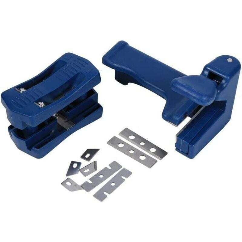 foto del prodotto rifilatrice per bordi doppi rifilatrice per strisce a doppio bordo dispositivo di rifilatura manuale strumento per carpenteria per rifinitura di