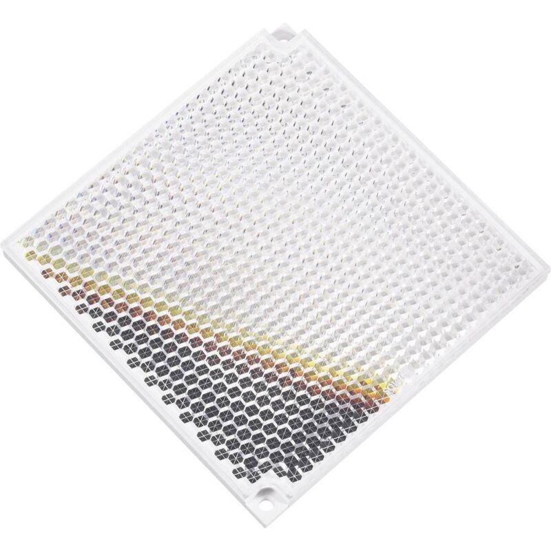 foto del prodotto riflettore adatto a fotocellule codice ordine 17 84 89 e 17 85 26 idec iac e100 71 specchio a prisma reflex