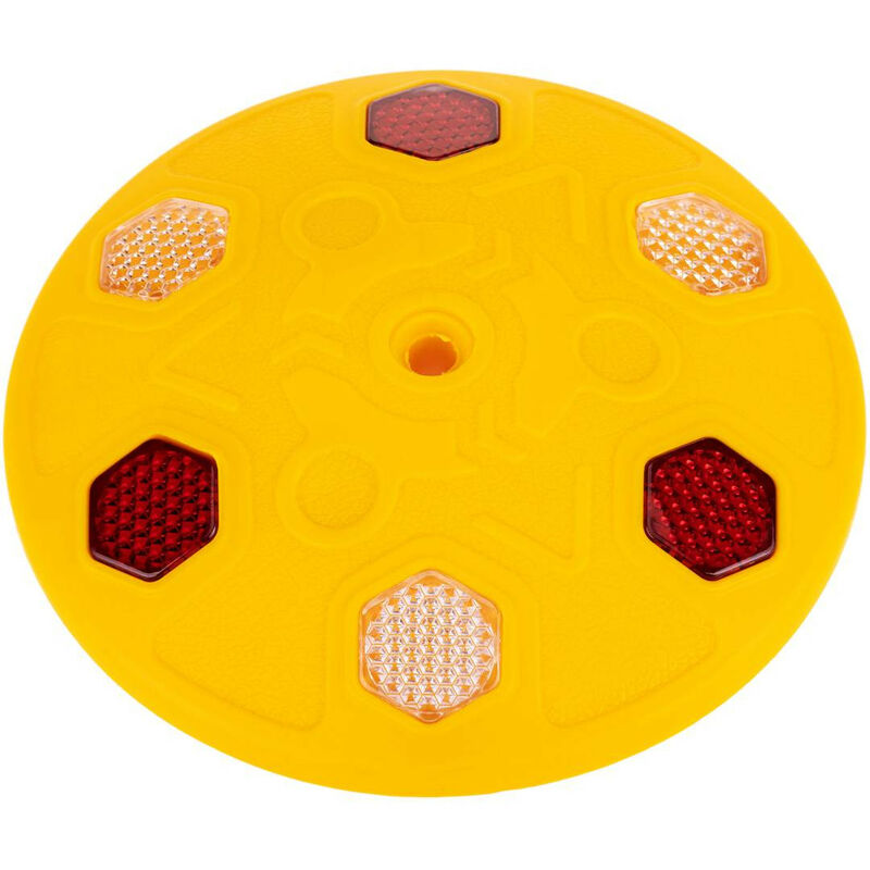 foto del prodotto riflettore catarifrangente stradale giallo 140x140x20mm