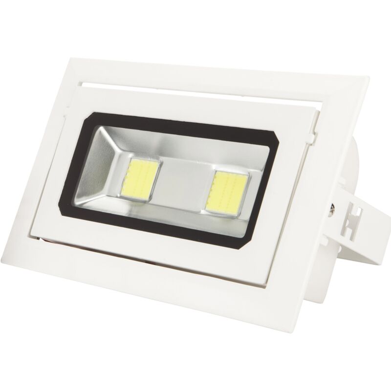 foto del prodotto riflettore downlight led 40w 3600lm 4200 k rettangolare inclinabile 40.000h wr rectbas 40w w 
