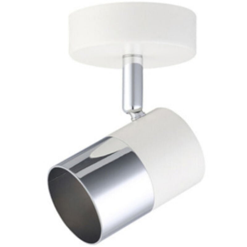 foto del prodotto riflettore luna 1 elemento bianco osso argento gu 10 edm