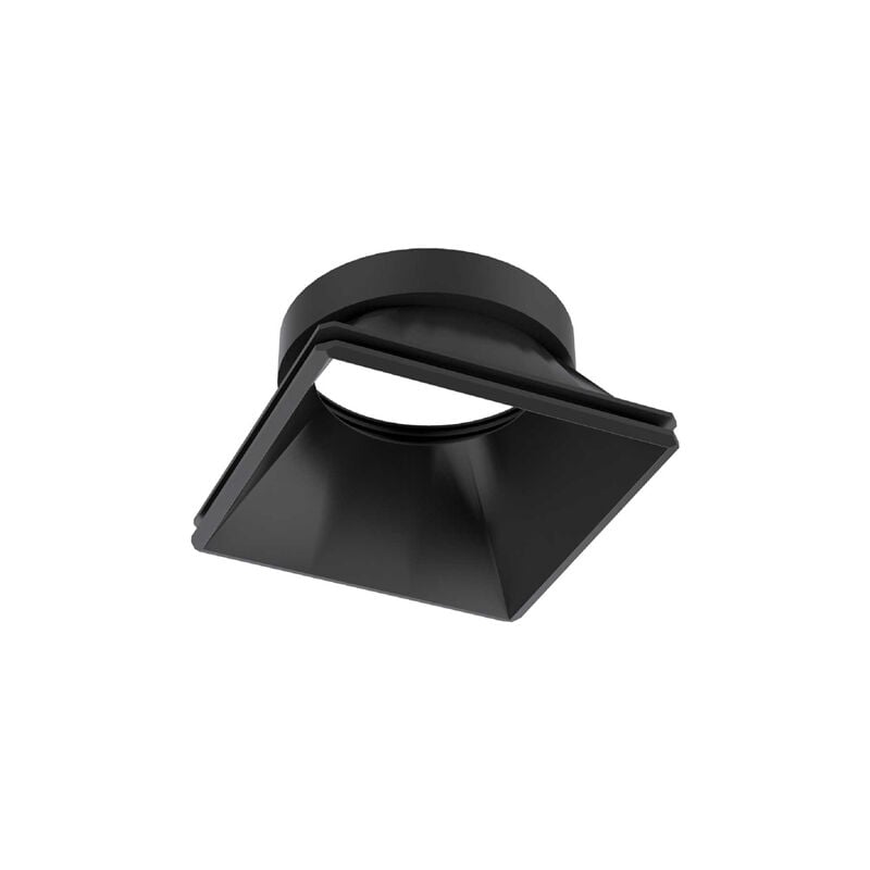 foto del prodotto riflettore quadrato fisso dynamic alluminio nero