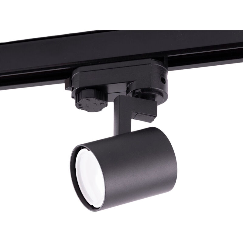 foto del prodotto riflettore traccia trifase lumiastra 1xgu10 nero greenice