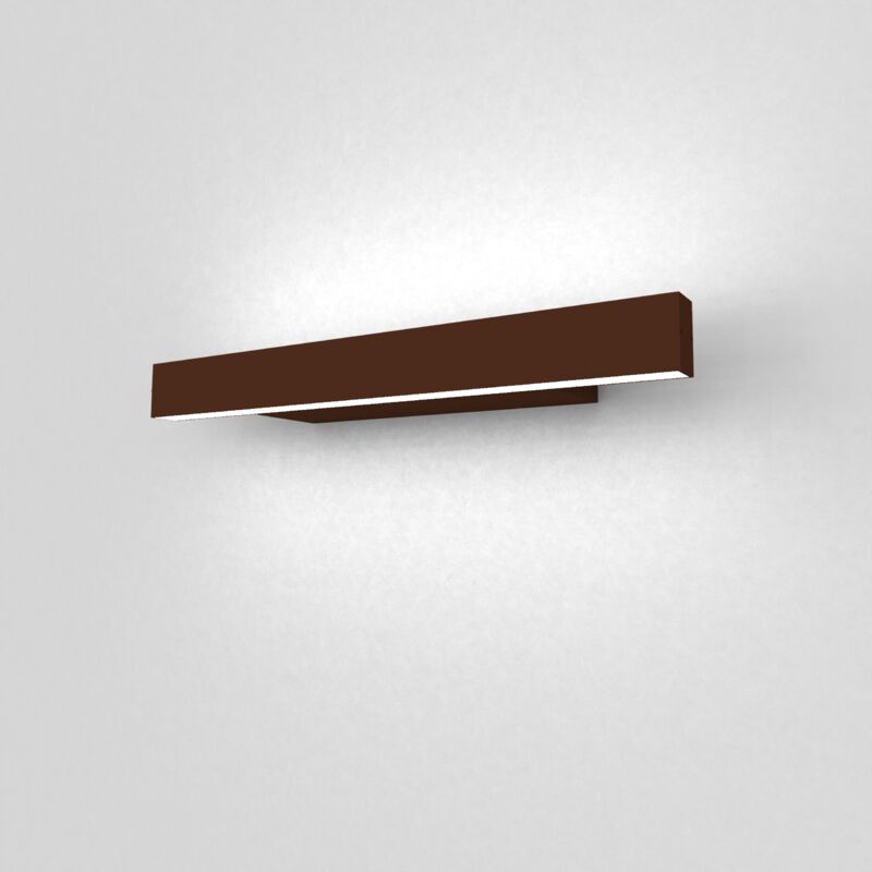 foto del prodotto rift applique s, strip led, 11w m, 4000k, metallo, corten, l.30 lumicom