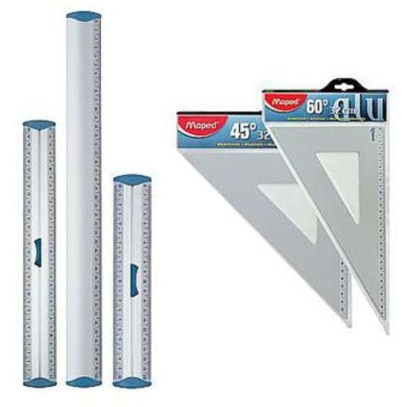 foto del prodotto riga cm.100 alluminio maped x1