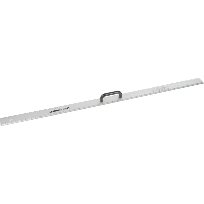 foto del prodotto riga in alluminio con maniglia di presa 1200 mm 731210 silverline