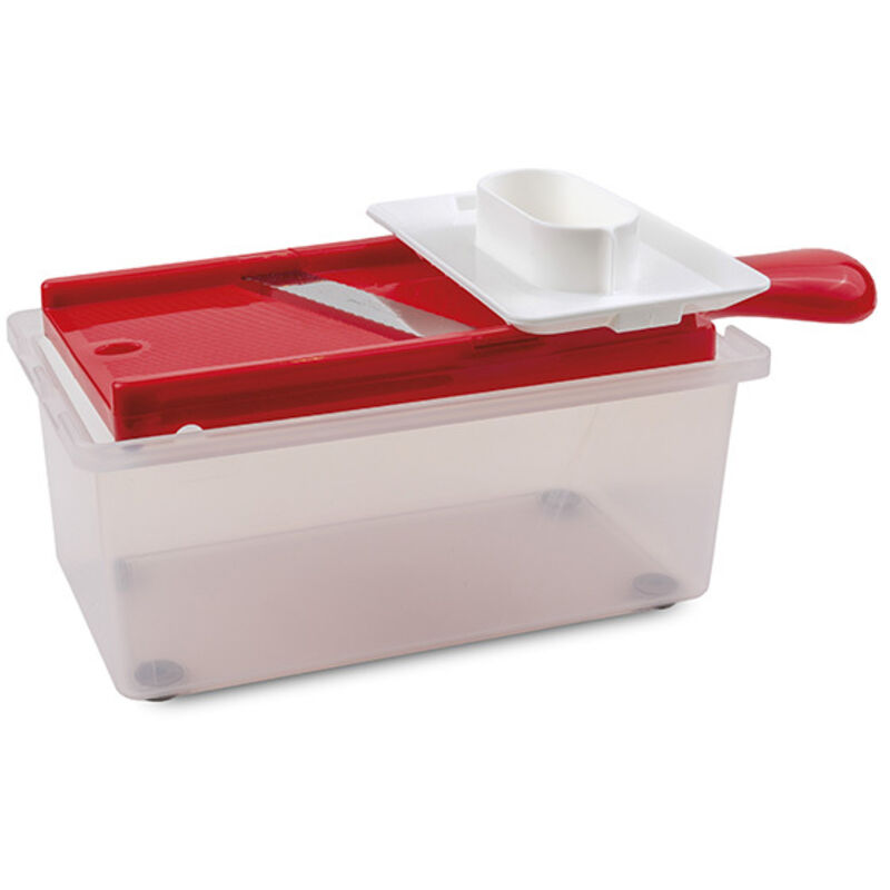 foto del prodotto rigamonti - mandolina affettaverdure con box contenitore sveltafetta 290