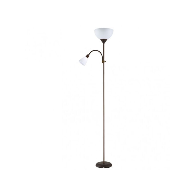 foto del prodotto rigel 1xe27 1xe14 c lettore marrone 180x34x25,5 cm
