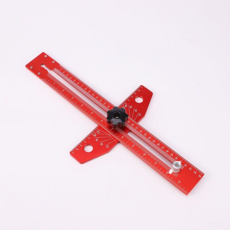 foto del prodotto righello per marcatura ad ago per lavorazione del legno righello per lavorazione del legno tipo t da 35 cm strumenti di misurazione righello per