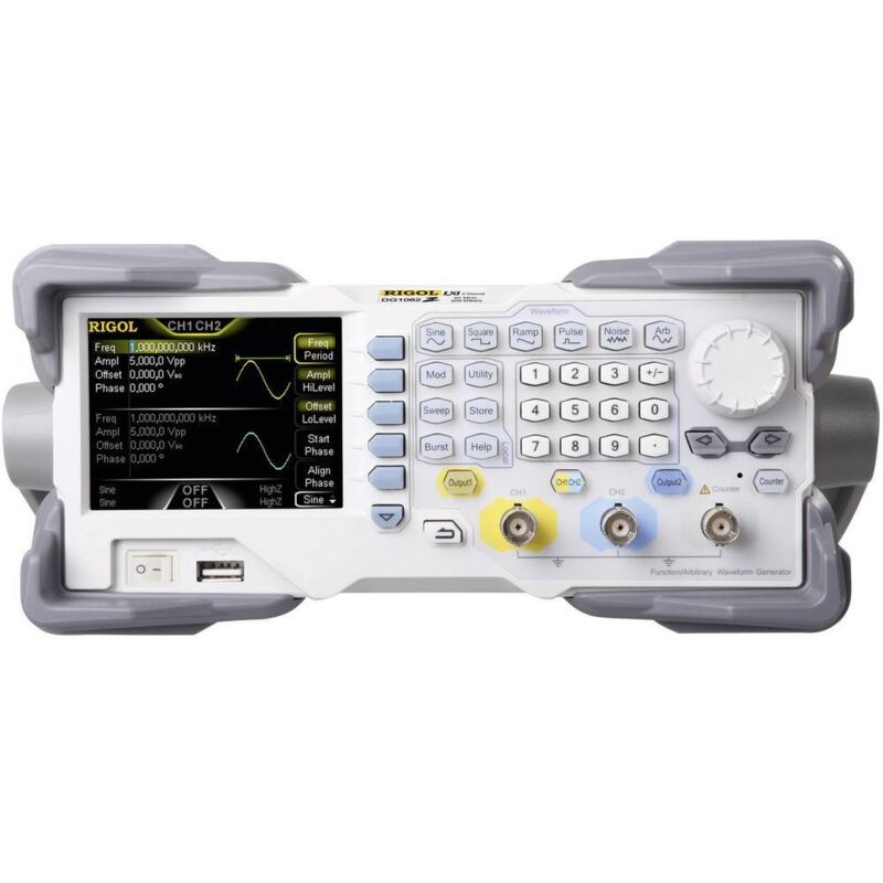 foto del prodotto rigol dg1022z generatore di funzioni 1 hz 25 mhz 2 canali sinuosidale, quadra, triangolare, rumore, arbitrario