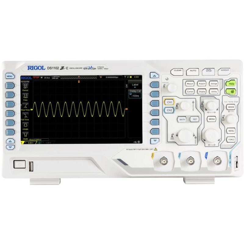 foto del prodotto rigol ds1102z e oscilloscopio digitale 100 mhz 2 canali 1 gsa s 24 mpts 8 bit memoria digitale dso 1 pz.