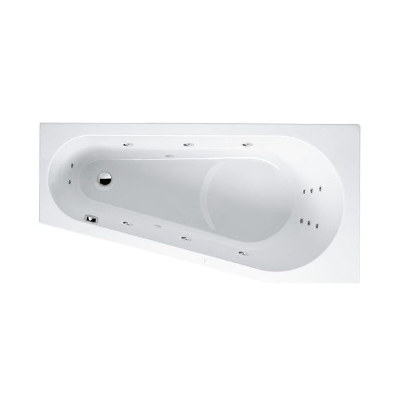 foto del prodotto riho delta baignoire d angle, version gauche, avec syst me flow,