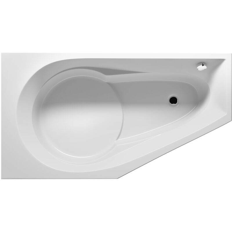 foto del prodotto riho yukon baignoire d angle, encastrer, 1 place, 160x90x48cm,