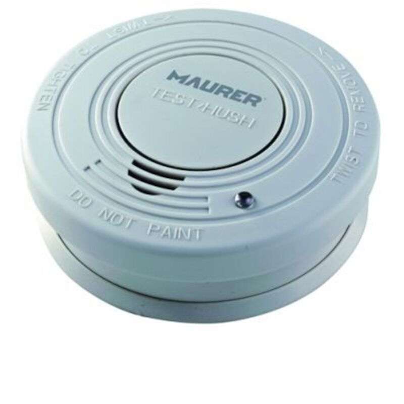 foto del prodotto rilevatore di fumo a batteria maurer cf. in blister