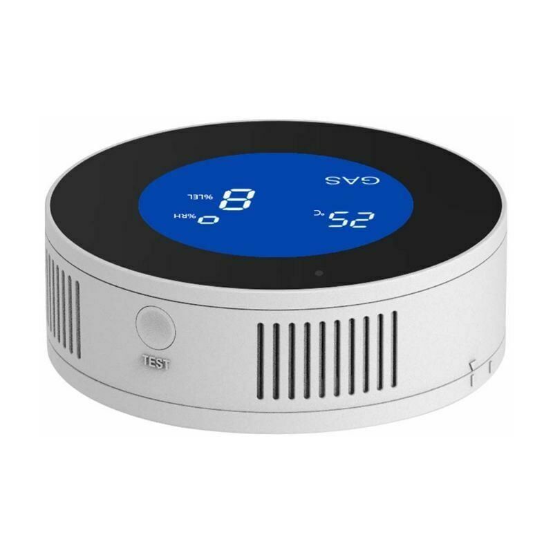 foto del prodotto rilevatore di gas wifi rilevatore di perdite di gas naturale rilevatore di perdite di gas combustibile gpl sniffer con display lcd allarme sonoro app