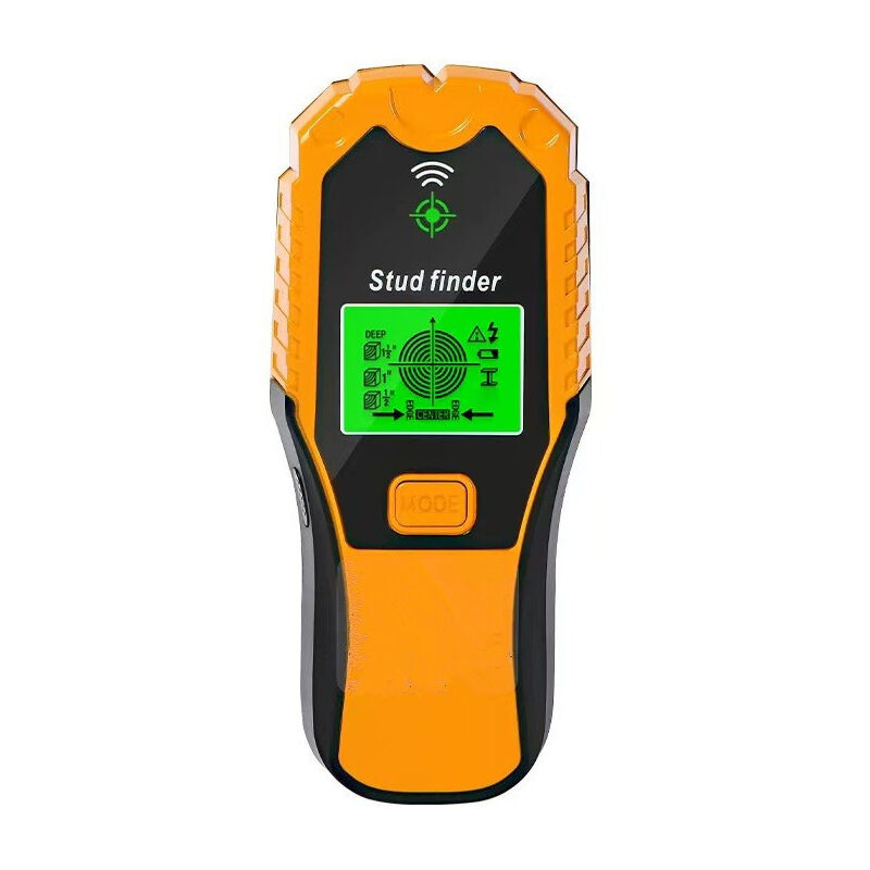 foto del prodotto rilevatore di metalli da parete, contiene una custodia protettiva, rilevatore di costruzioni con display lcd hd per tester di cavi in legno metallo ca