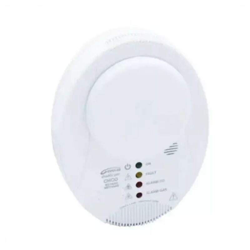 foto del prodotto rilevatore di monossido di carbonio a sensore catalitico per uso domestico con spina modello co922 monossido di carbonio 230v con spina