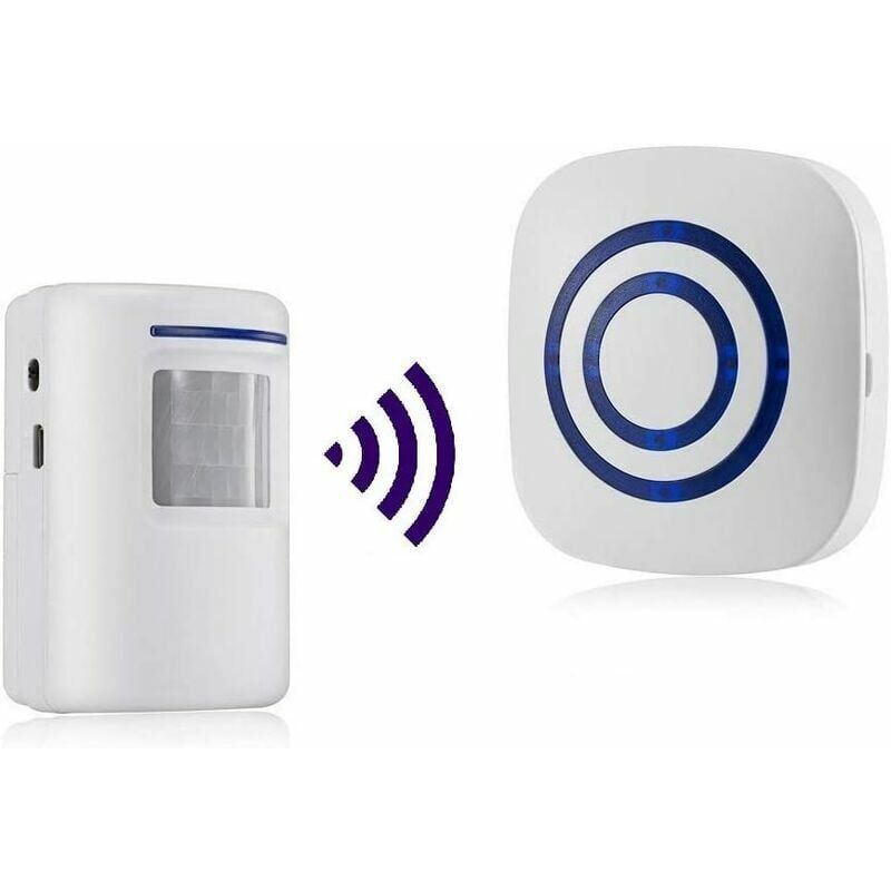 foto del prodotto rilevatore di movimento, allarme, sirena, rilevatori di movimento a infrarossi, sensore di allarme wireless pir, set rilevatore di movimento,