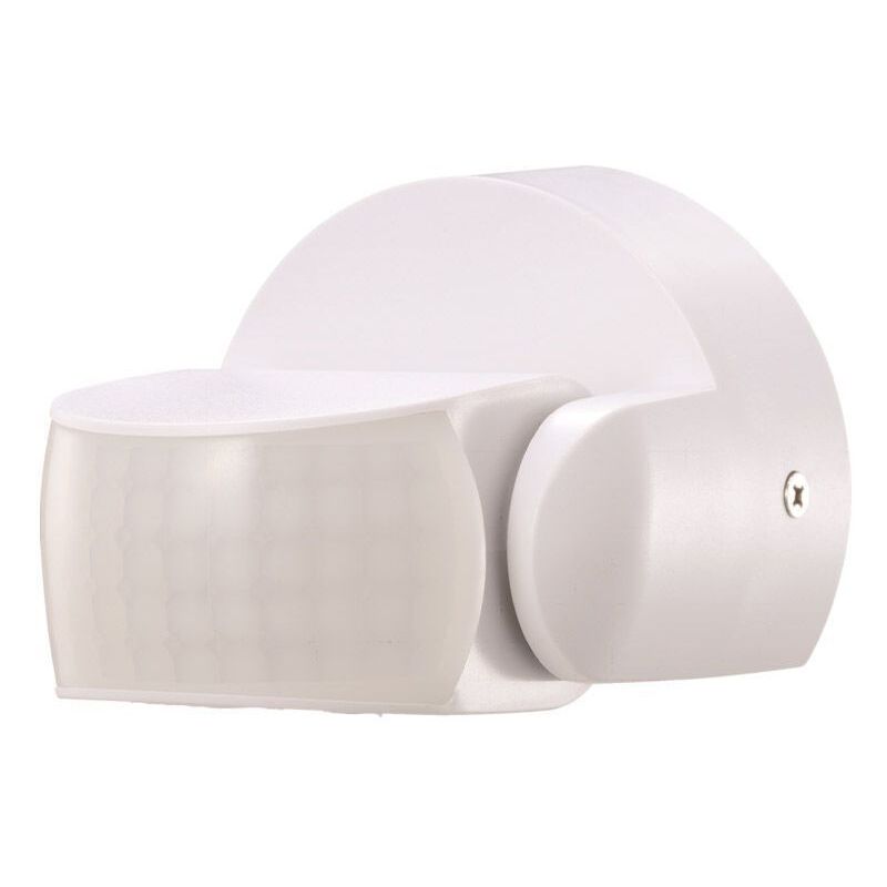 foto del prodotto rilevatore di movimento da parete a infrarossi ip65 bianco