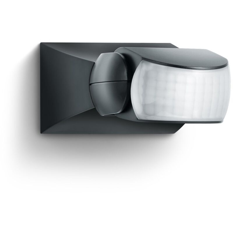 foto del prodotto rilevatore di movimento is 1 nero, interno ed esterno, sensore di movimento a 120 , portata 10 m, montaggio in superficie e da incasso, ip54, (l x p