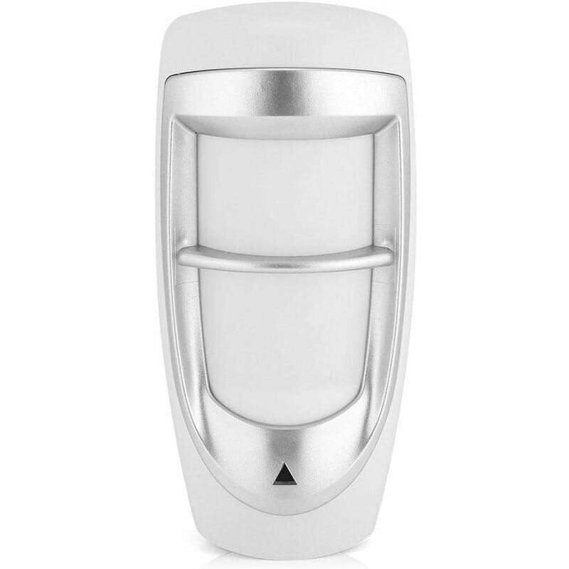 foto del prodotto rilevatore di movimento, sistema di sicurezza con immunità cablata impermeabile ip65 per esterni con doppio sensore pir, riconoscimento del movimento