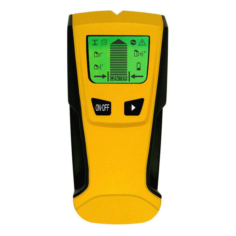 foto del prodotto rilevatore di pareti 3 in 1, scanner elettronico per montanti, rileva metalli, cavi elettrici, umidit , montanti in legno in pareti, pavimenti e