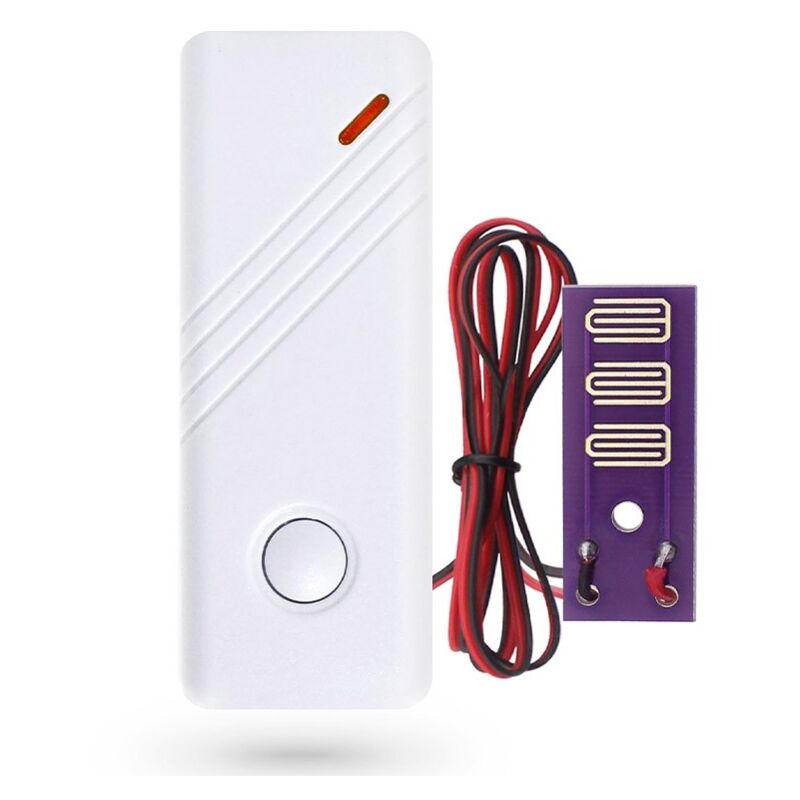 foto del prodotto rilevatore di perdite d acqua wireless rf433 per sistemi di allarme tuya