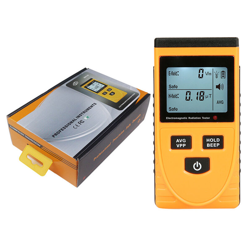 immagine 0 del prodotto rilevatore di radiazioni elettromagnetiche, misuratore emf rilevatore di radiazioni di campo elettromagnetico dosimetro gm3120 tester lcd digitale