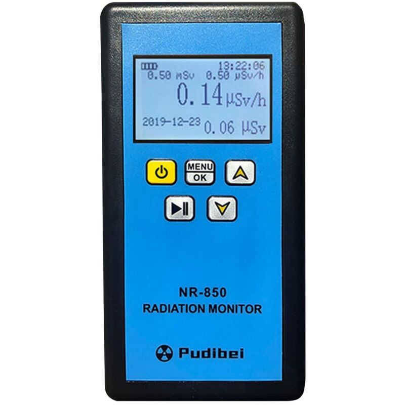 foto del prodotto rilevatore di radiazioni nucleari contatore geiger nucleare portatile con display lcd rilevatore di radiazioni dosimetro di radiazioni nucleari