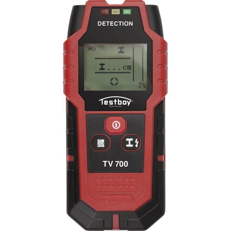 foto del prodotto rilevatore di tubi e cavi tv 700 profondit rilevamento max 80 mm adatto per legno, cavi sotto tensione, metall testboy