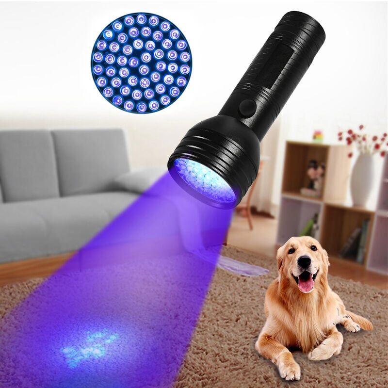 foto del prodotto rilevatore di urina per animali domestici luce portatile uv torcia a luce nera torcia portatile per cani e gatti rilevatore di urina kzq